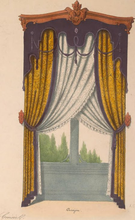 Шторы ампир 19 век франция