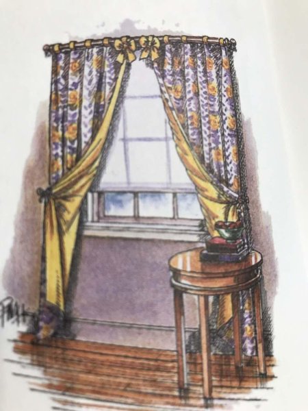 Рисунок штор