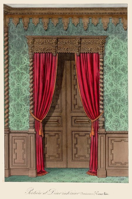 Шторы в стиле ампир