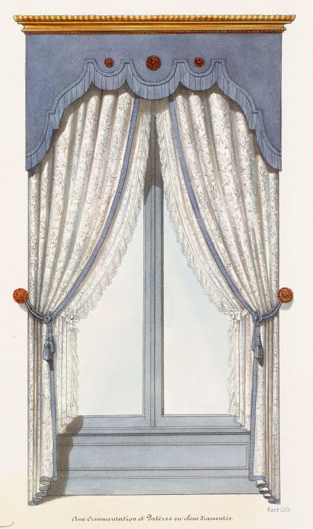 Шторы ампир век франция