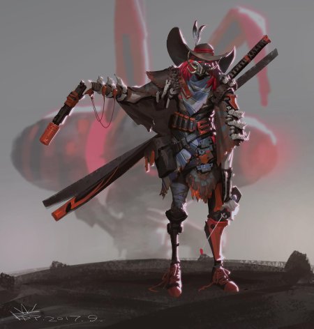 Самурай доспехи концепт арт