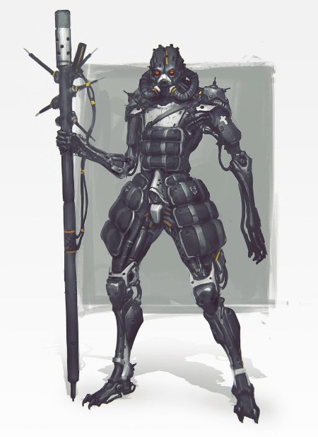 Киберпанк робот