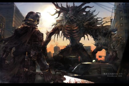 Церковное чудовище bloodborne