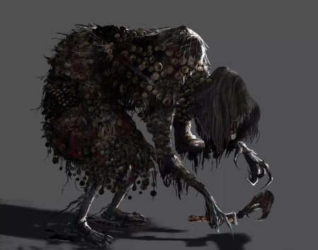 Bloodborne охотник арт концепт