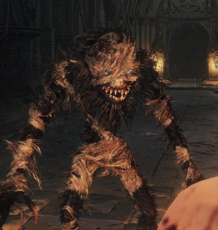 Чудовище кровоглот bloodborne