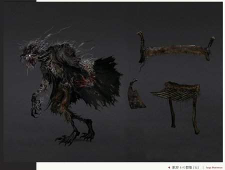 Bloodborne охотник арт концепт