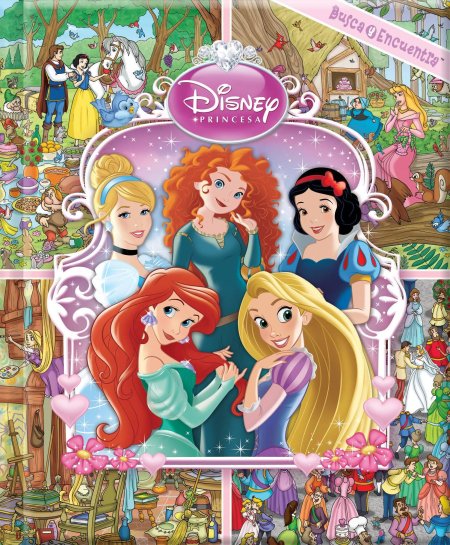 Книга с принцессами диснея