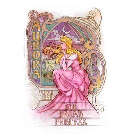 Арт нуво принцессы дисней