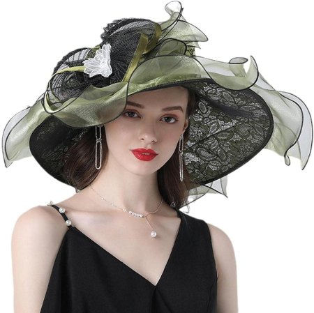 Женская шляпа с широкими полями