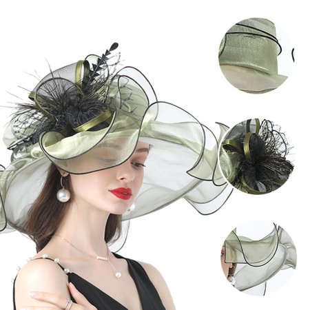 Женская шляпка из органзы fs