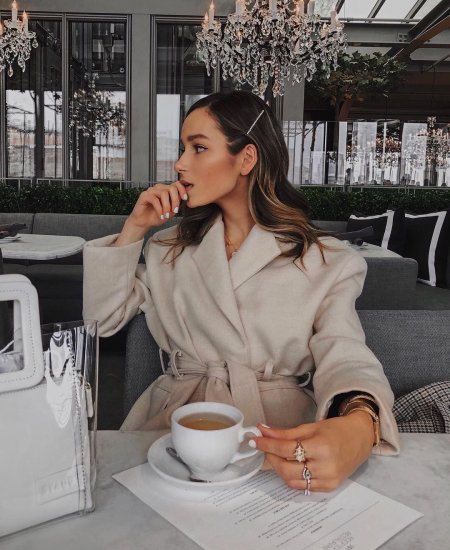 Стильное пальто