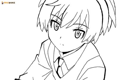 Нагиса шиота раскраска