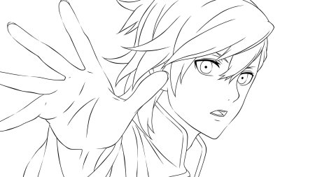 Аниме раскраска