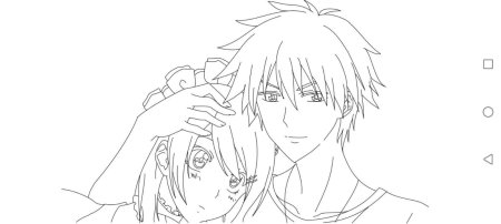 Раскраска аниме президент студсовета горничная