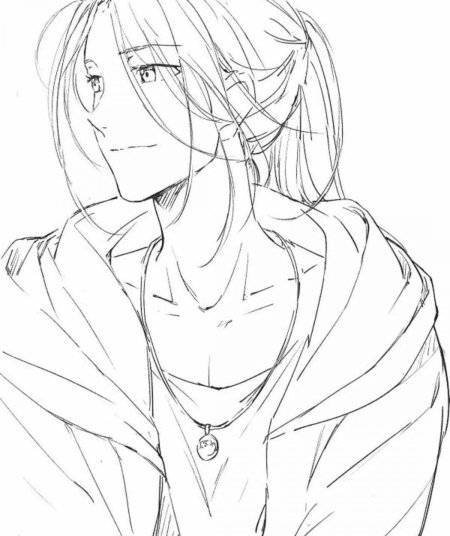 Раскраски аниме фэнтези