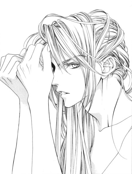 Скетч эскиз манхва