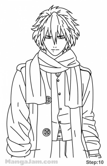 Аниме разукрашки