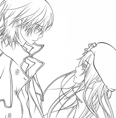 Раскраски аниме рыцарь вампир