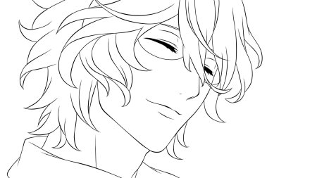 Субару сакамаки для срисовки