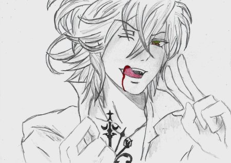 Субару сакамаки для срисовки