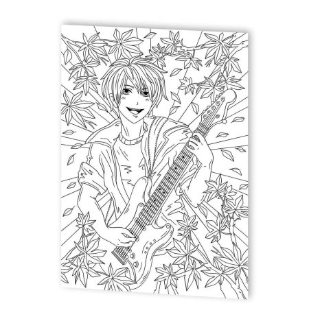 Раскраска в стиле anime