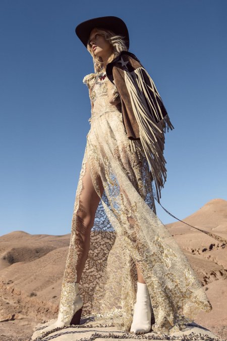 Платье в стиле пустыни