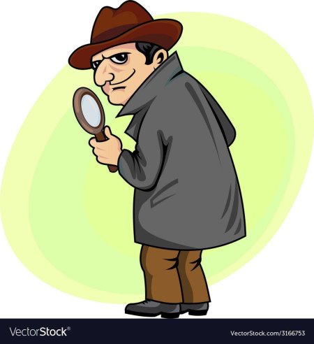 Сыщик с лупой