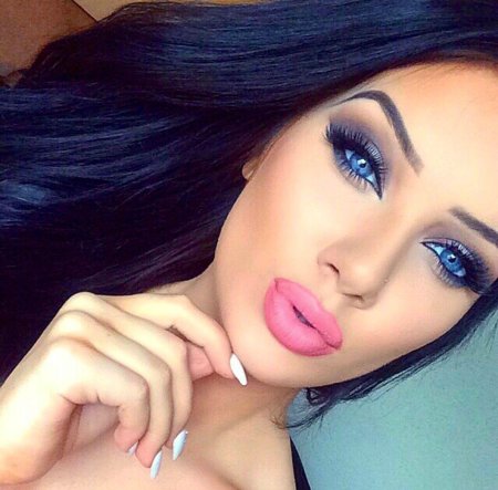 Вечерний макияж для брюнеток