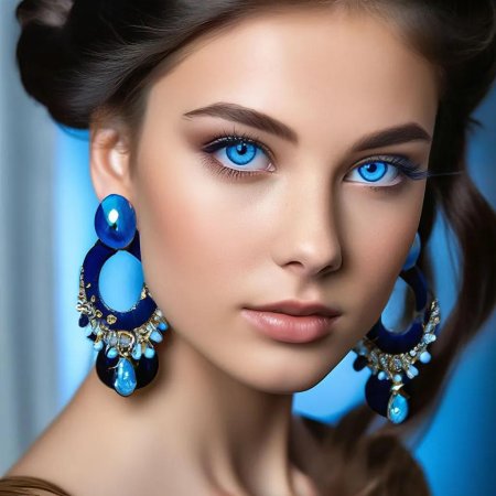 Девушка с голубыми глазами