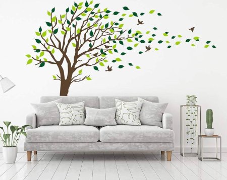 Наклейка на стену