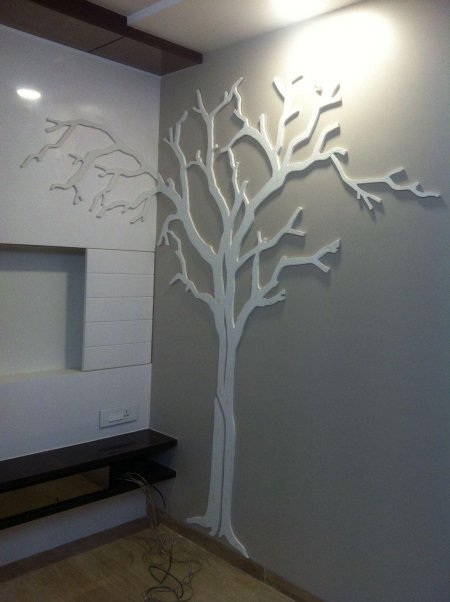 Декоративное дерево на стену