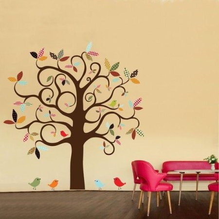 Наклейка на стену дерево