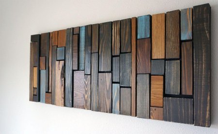 Деревянное панно на стену