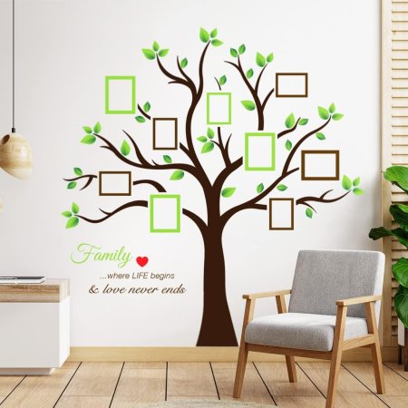 Наклейка на стену семейное дерево