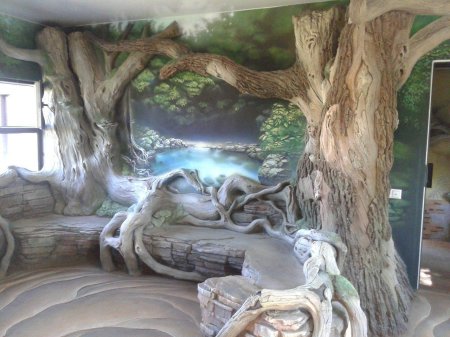 Дерево из арт бетона