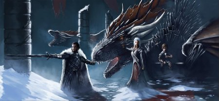 Игра престолов железный трон и драконы