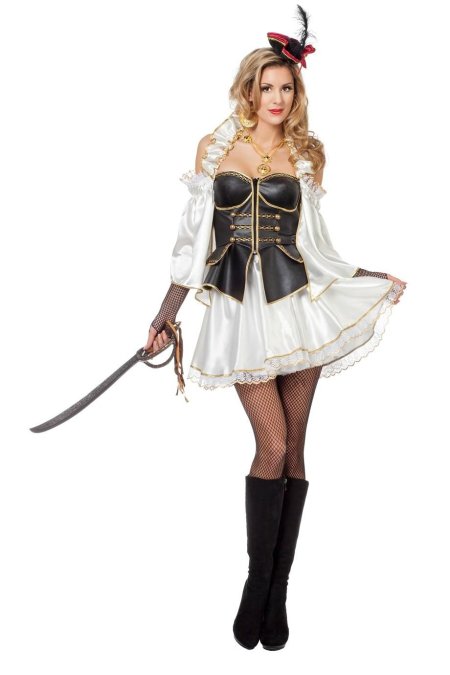 Пиратское платье с корсетом