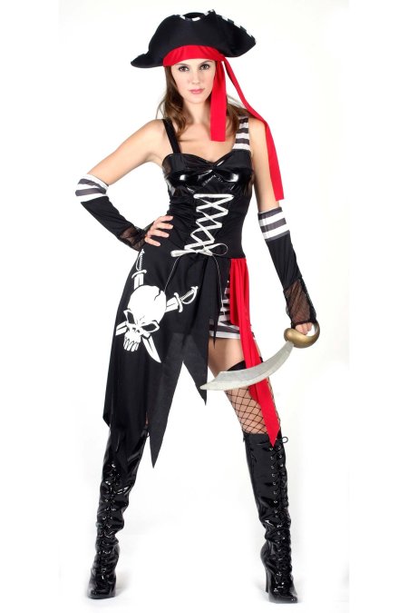 Пиратский костюм женский на вечеринку