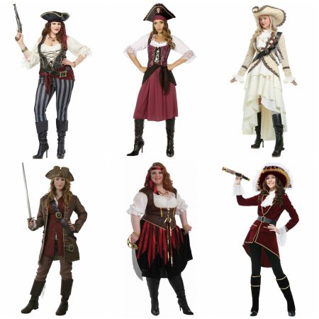 Женский пиратский костюм