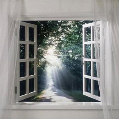 Открытое окно