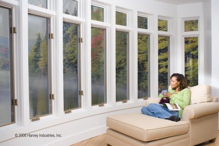 Окно штульповое рехау