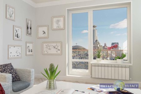Пластиковые окна в интерьере