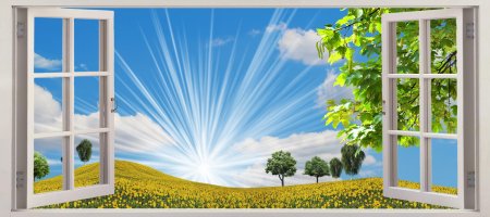 Настежь окна