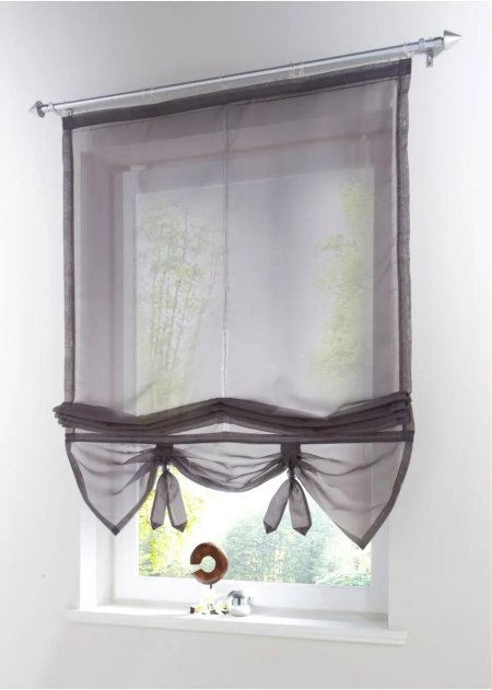 Римские шторы из органзы