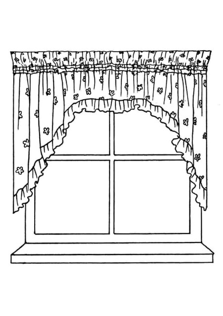 Раскраска окна