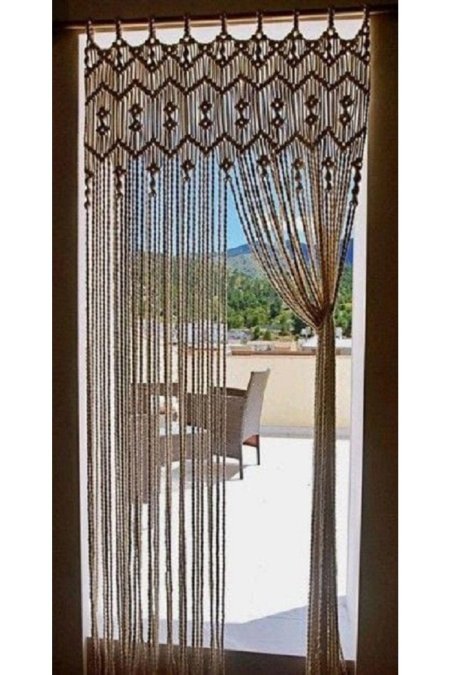 Макраме штора