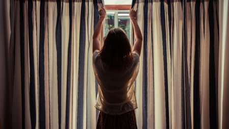 Окна со шторами