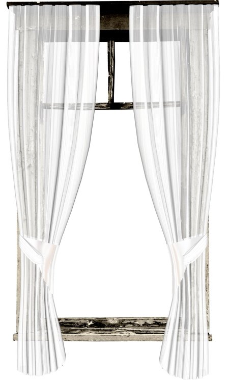 Белые занавески