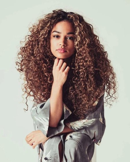 Юлия зиверт афро кудри