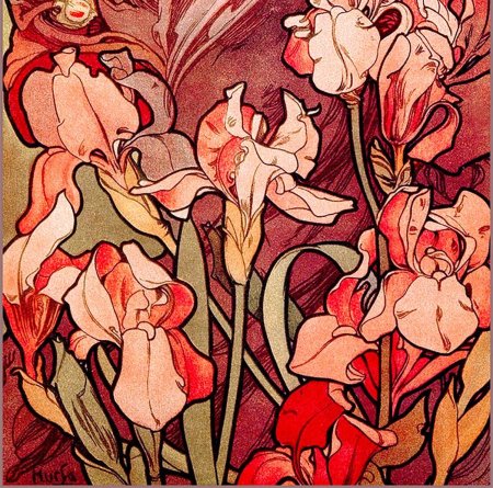 Альфонс муха цветы